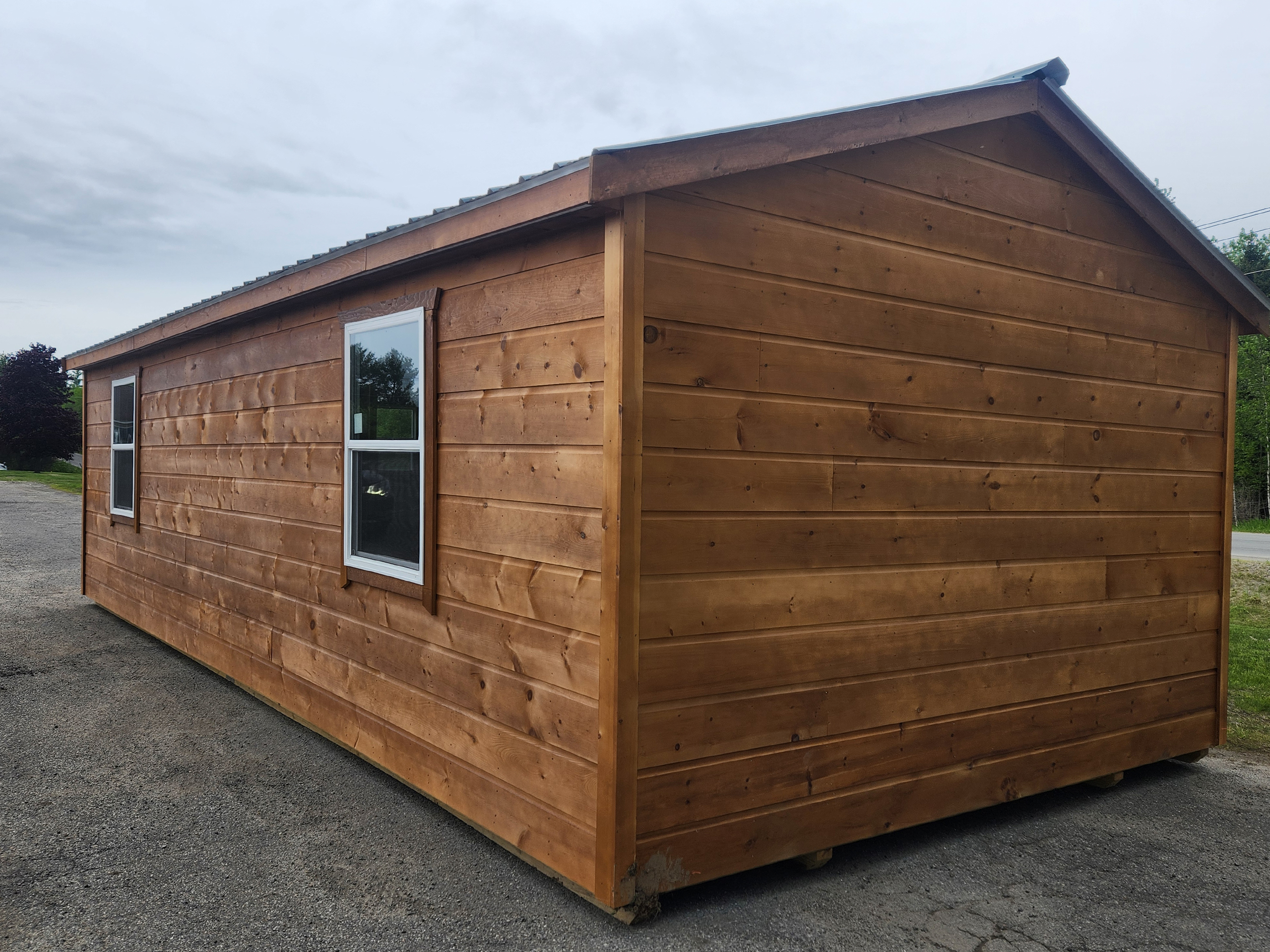 14' x 32' Pine Sided Camp For Sale at The Maine Land Store