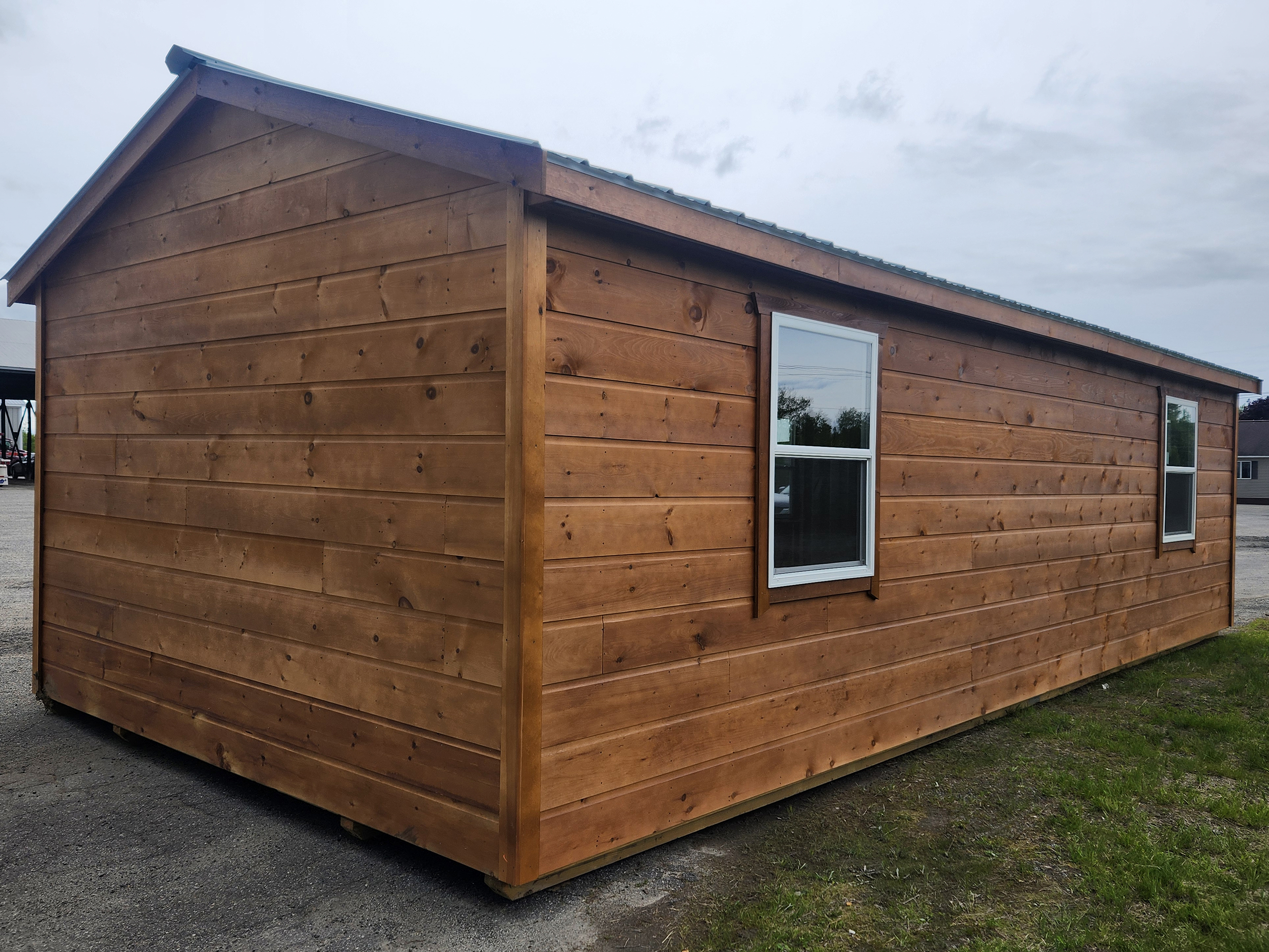 14' x 32' Pine Sided Camp For Sale at The Maine Land Store