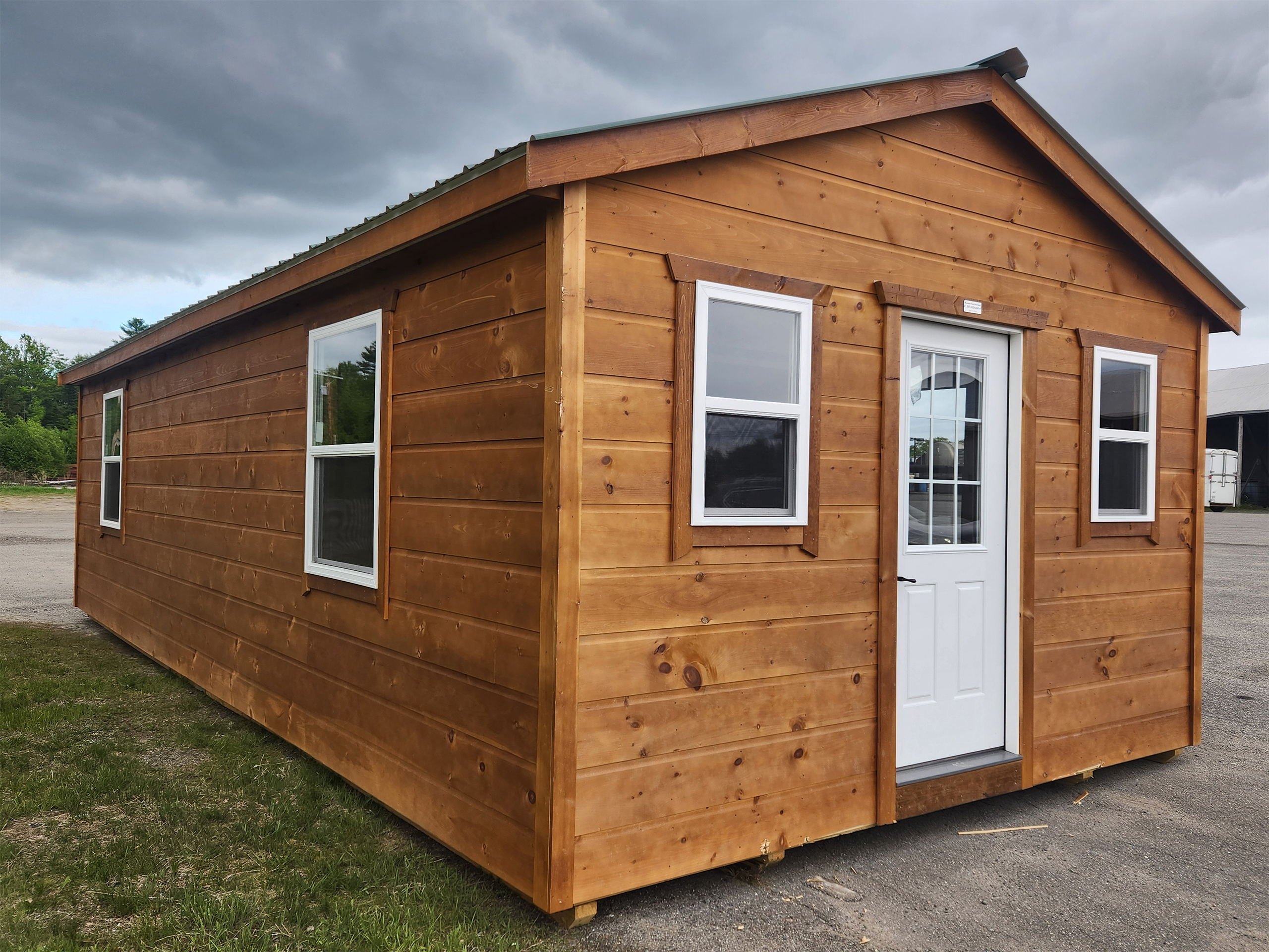 14' x 32' Pine Sided Camp For Sale at The Maine Land Store