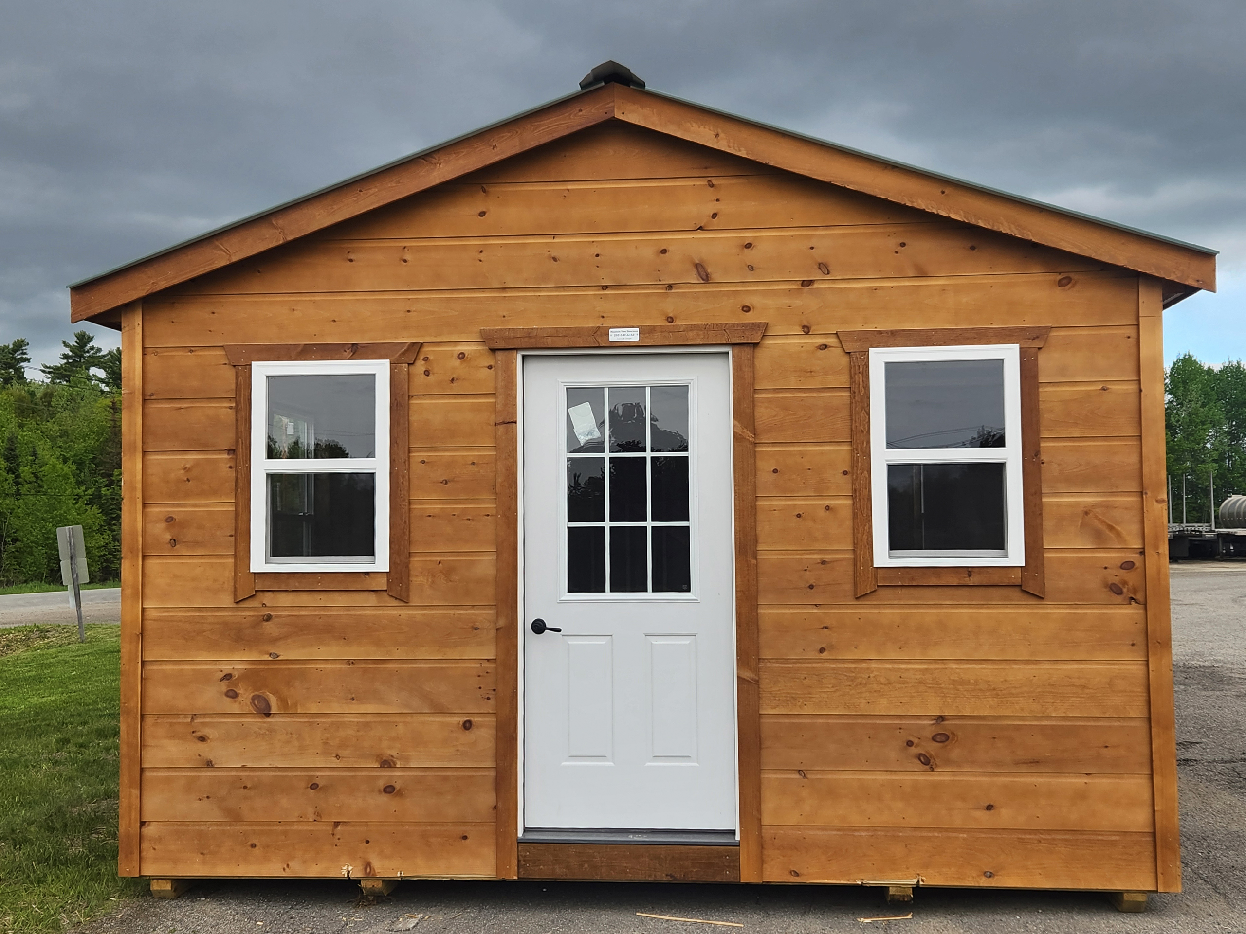 14' x 32' Pine Sided Camp For Sale at The Maine Land Store